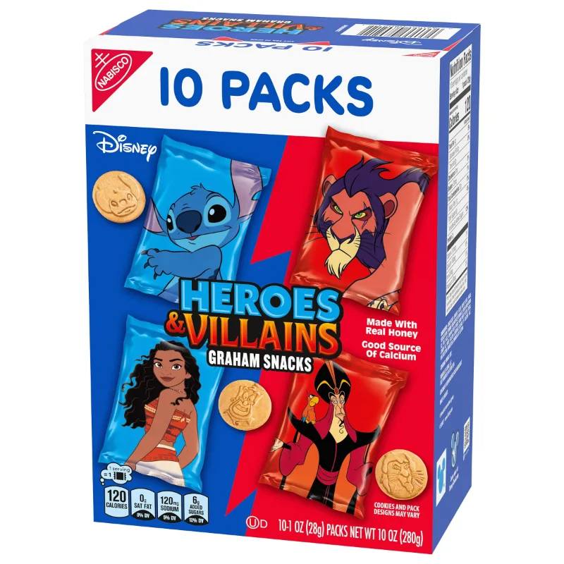 Disney Heroes and Villains Graham Snacks, 1 oz snack packs, photo 3
